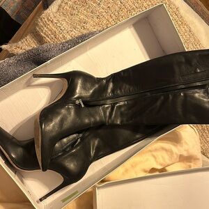 SCHUTZ black knee high boots